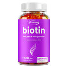 Biotin Gummies 10,000mcg - Hair Growth Supplements, Make Hair Longer, Thicker
