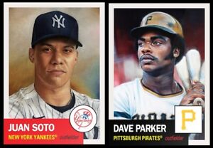 2024 Topps MLB® Living Set® # 719 & 720 DAVE PARKER - JUAN SOTO Pre-Sell