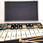 Vintage Xylophone Glockenspiel 20 Keys B.F. Kitching Hard Case 3 Mallets