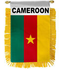 CAMEROON MINI BANNER FLAG GREAT FOR CAR & HOME WINDOW MIRROR HANGING