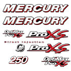 Mercury ProXS Series 250 HP Red Sticker Decal Set