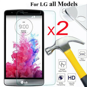 2-Pack For LG W41 W31 Q52 G8 G8s V50 V40 K71 K62 Tempered Glass Screen Protector