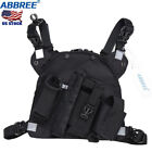 Walkie Talkie Chest Front Pack Pouch Holster Vest Rig Carry Bag BaoFeng Radio 5R