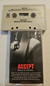 Accept - Balls To The Wall Cassette Tape Heavy Metal 80's Rock Udo