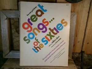 Vintage Great Songs of the Sixties Song Book ~ Sheet Music
