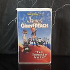 James and the Giant Peach (VHS, 1996, Clamshell) Walt Disney