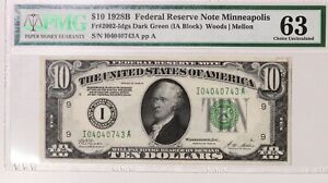 New Listing1928 B PMG 63 $10 Federal Reserve Note FR#2002-idgs  Item#P17878