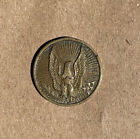 Radiant Eagle 2.50 Counter, Hard To Find Antique American Token, Beautiful Cond.