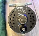 Orvis Battenkill 3/4 Fly Fishing Reel w/ Pouch & Fly Line Made in England