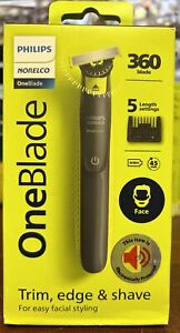 NEW Philips Norelco OneBlade 360 blade FACE Trim Edge Shave QP2724/70 Sealed