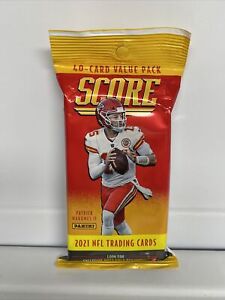 2021 Panini Score NFL Football 40 Card Value Cello Fat Pack Brand New Sealed