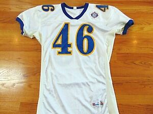 VINTAGE GAME WORN NCAA NEW HAVEN CHARGERS BFOOTBALL AUTHENTIC JERSEY SIZE XL