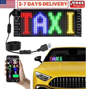 LED Light Signs for Car Business Shop Bar Gaming Room Digital Text Display Board