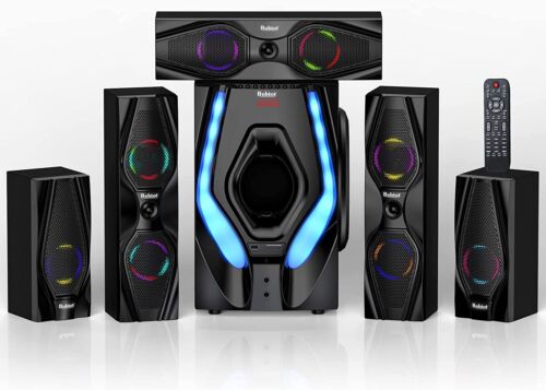 Surround Sound System 5.1 Home Theater Bluetooth Speakers for TV 10