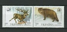 Ukraine 1999 Fauna Animals Deer joint Poland 2 MNH stamps