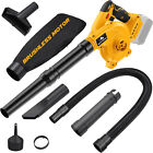 Cordless Leaf Blower for Dewalt 20V  with 6 Variable Speed Up to 180MPH - Vacuum