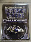 NFL Baltimore Ravens Home Bar Decor Parking Sign  12