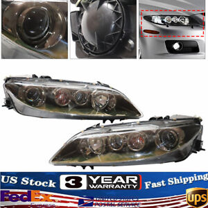 For Mazda 6 2006 2007 2008 Headlights Halogen Left & Right Side Pair Headlamps (For: 2006 Mazda 6)