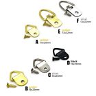 Triangle Wall Frame Hanger Ring - Metal Gold Black Silver Color With Screw Ring