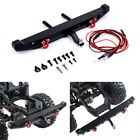 Metal Rear Bumper With LED Light for 1/10 RC Car TRX4 Axial SCX10 II 90046 90047