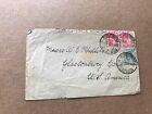 Transvaal 1910 Cover to US + Bi-Color Franking KGV +2.5d Rate +Glastonbury CDS