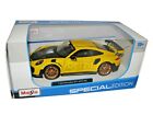 Porsche 911 GT2 RS 1:24 Scale Maisto Yellow Diecast Model Car 31523 NEW IN BOX