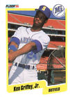 Ken Griffey Jr. 1990 Fleer #513 error card misprint Blue Heart/Mark on Front