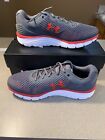 UNDER ARMOUR MENS CHARGED INTAKE 5 Gray Red Running Shoes Size14 NWB Retail $100
