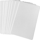 Premium Blank PVC Cards for ID Badge Printers Graphic Quality White Plastic CR8