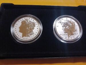 Morgan and Peace Silver Dollar 2023 Two Coin Reverse Proof Set