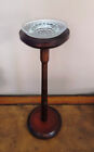 Vintage Wooden Ashtray Stand with Vintage 5