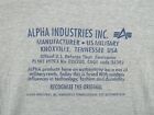 Alpha Industries Inc. Mens Military Gray Graphic T Shirt Size 2X
