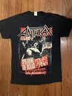 Anthrax Spreading The Disease Tour Shirt 2015 Medium