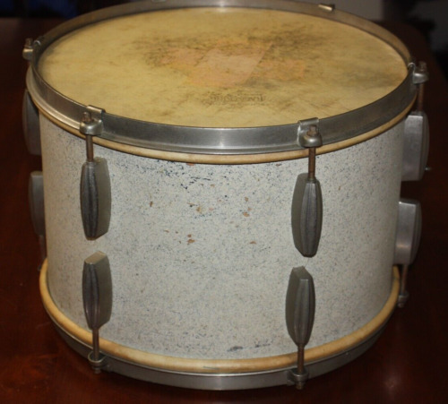 Rare 1940s 50s Slingerland Radio King Snare Tom Drum 9x13 needs repair READ