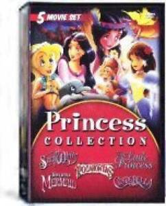 Princess Collection (5 Animated Movies) - DVD - VERY GOOD