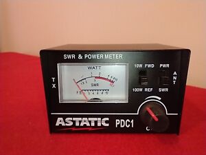 Astatic CB Power/SWR Meter, Model PDC1, 10W and 100W ranges