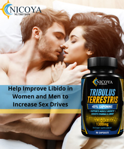 Tribulus Terrestris 1300mg- Muscle Growth, Libido, Testosterone, Muscle Recovery