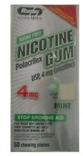 Nicotine Gum 4mg 50 Pieces MINT flavor Sugar Free NEW 