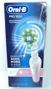 New ListingOral-B Pro 1000 Electric Toothbrush Deep Cleaning-PINK- NEW in OPEN BOX!