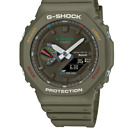 Casio G-Shock Analog-Digital Tough Solar Army Green Men's Watch GAB2100FC-3A