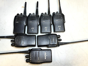 6 Motorola EX500 UHF 450-512 Mhz and 403-470 Mhz AAH38SDC9AA3AN AAH38RDC9AA3AN