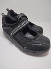 Skechers Shape Ups Black Mary Jane Straps Women Size 8.5 Babydoll Toning Shoes