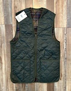 NWT Barbour Quilted Waistcoat Zip In Liner (size: 36)