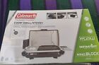 New Coleman Black/Gray-Tabletop Propane Gas Camping 2-in-1 Grill/Stove 2-Burner