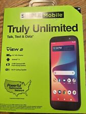SIMPLE MOBILE BLU VIEW 2 PREPAID CELL PHONE FREE SHIPPING US