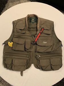 Vintage Orvis Fly Fishing Vest Size Medium With Inflator