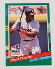 1991 Donruss Baseball error cards Frank Thomas Rookie Card Misprint