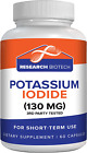 Potassium + Iodide Pills Tablets☆130 mg - 60 Supplement Thyroid Support