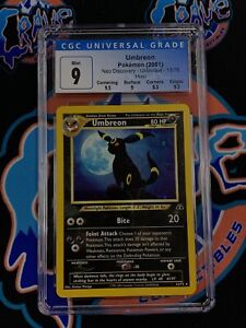 Umbreon Holo Neo Discovery #13/75 CGC Pokemon TCG Graded Pokémon Rare Unlimited