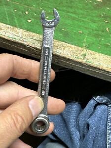 Vintage Craftsman Ratcheting Wrench 5/16 42633 USA.